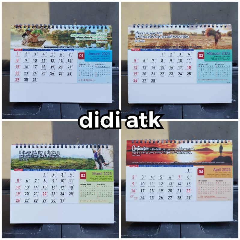 

Kalender Meja 2023 KM-05 Tema Kata-Kata Motivasi