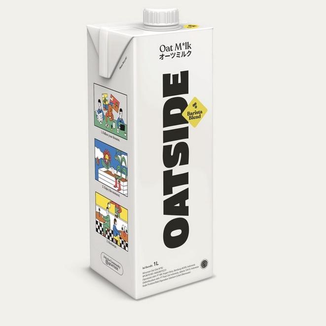 

Sale--Oatside Oat Milk Barista Blend 1L - Side susu gandum plain 1 liter