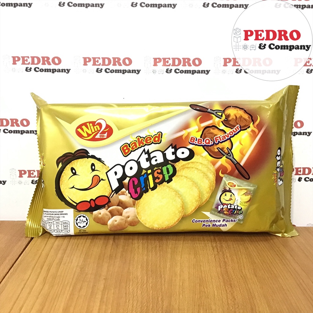 

Win2 baked potato crisp bbq flavour 120 gram (kuning)