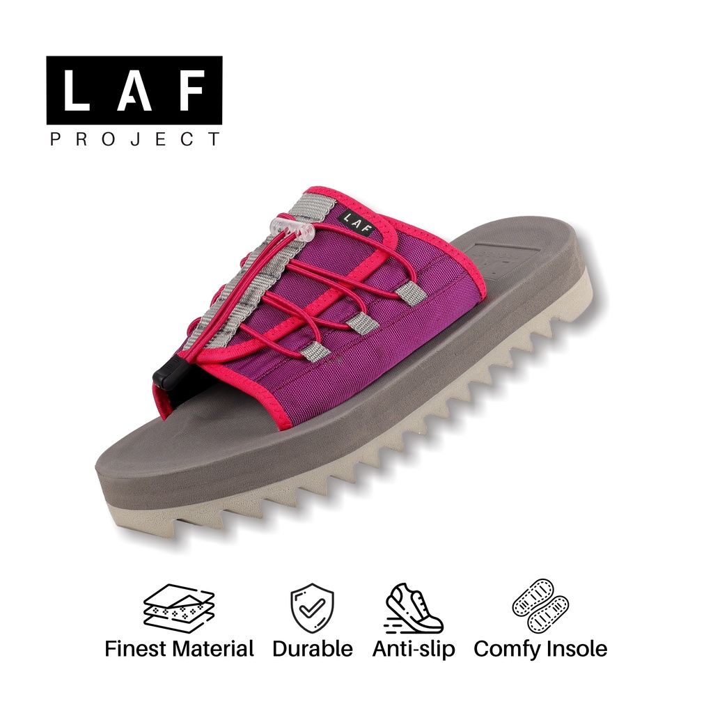 LAF Project - Sandal Slide Pria Wanita Sendal Slop Ungu - Kanoa