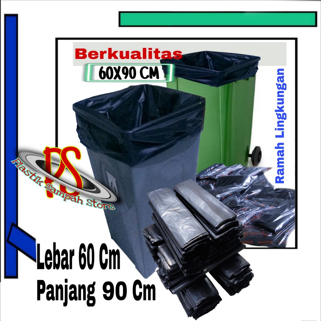 Kantong Plastik Sampah 60 x 90 Cm , Kantong Sampah 60x90 Cm , Plastik Sampah 60x90 Cm Plastik Ramah 