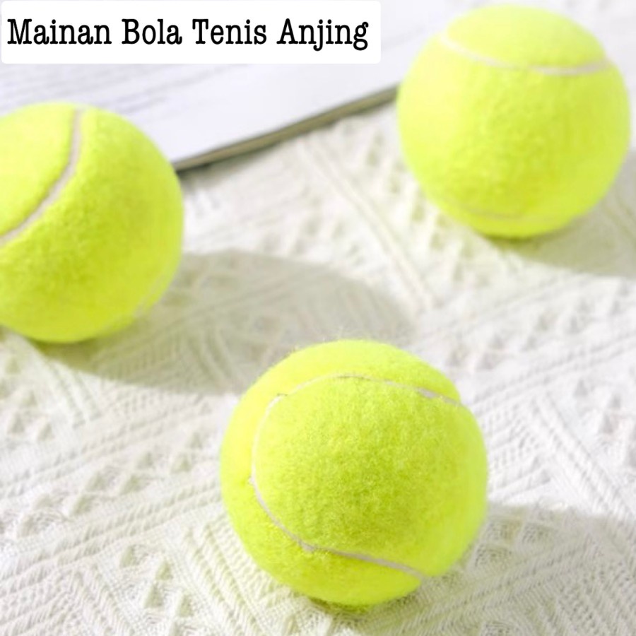 Bola Tenis Mainan Anjing - Dog Tennis Ball Toy