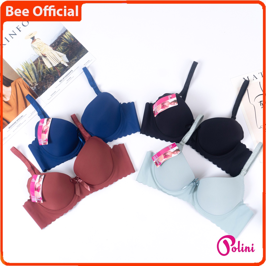 BEE - Bra Polini Push Up Berkawat Bh Seamless Pakaian Dalam Wanita G635 Polini