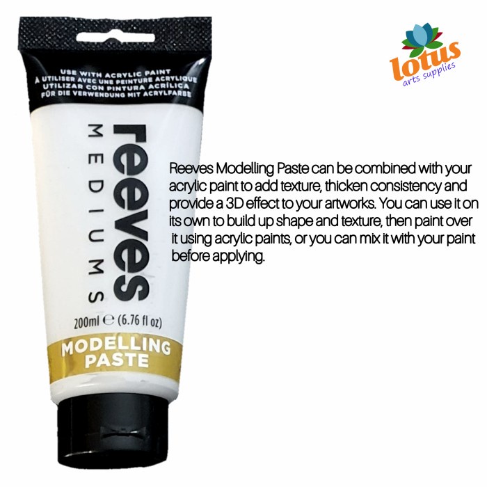 

Menakjubkan Reeves Modeling Paste Promo