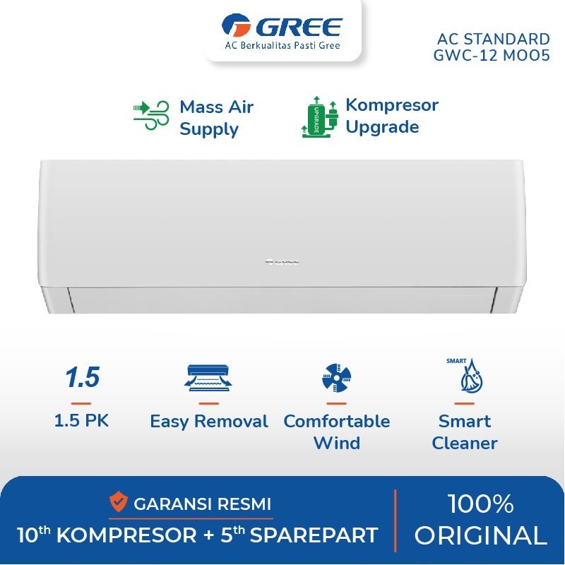 GREE AC 1.5PK STANDART GWC-12MOO5S