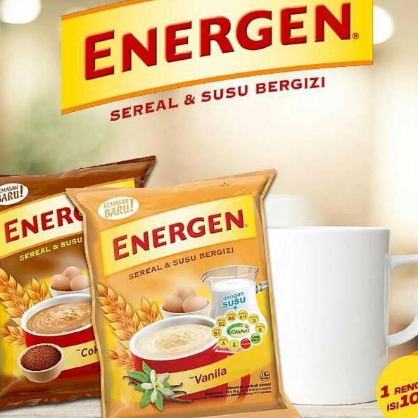 

TREND KEKINIAN ENERGEN COKLAT / ENERGEN VANILA / ENERGEN KACANG HIJAU SACHET ♩ 876