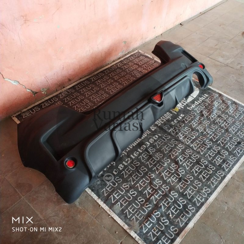 Bodykit HONDA JAZZ GE8 Adaptasi Mugen RS Bumper Belakang