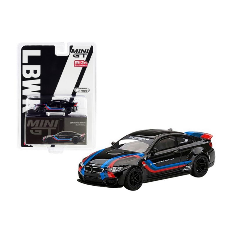 minigt 1/64 diecast LBWK BMW M4 with M stripes