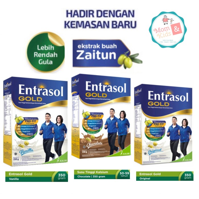 

Entrasol Gold Vanila Coklat Original 350 gr / 350gr - Vanila 350gr