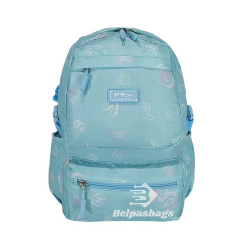 BLB- ransel silvergirl perempuan tas sekolah laptop 70519