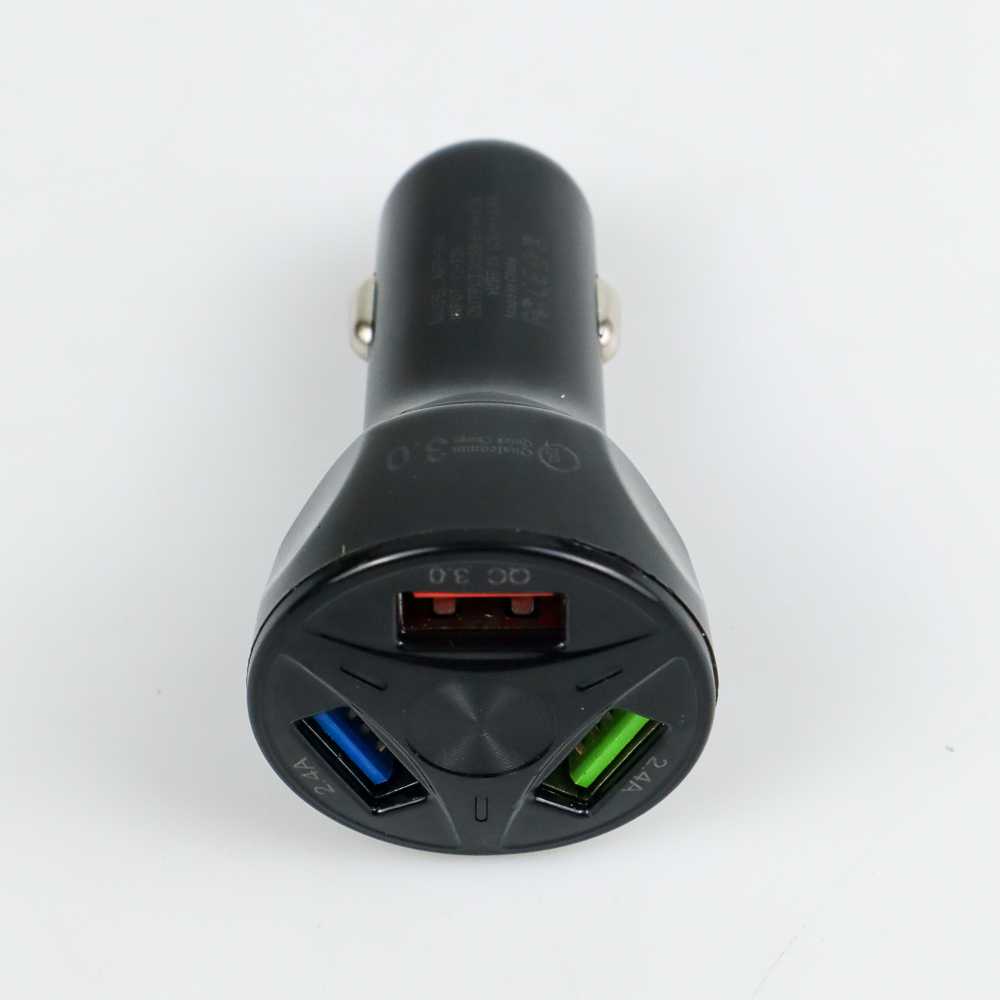 Suhach Car Charger Mobil USB 3 Port 2.4 A Q C3.0 - APD-369