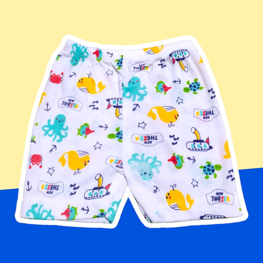 |3PCS| Celana Pendek Anak Bayi | Celana Baby Pendek Print