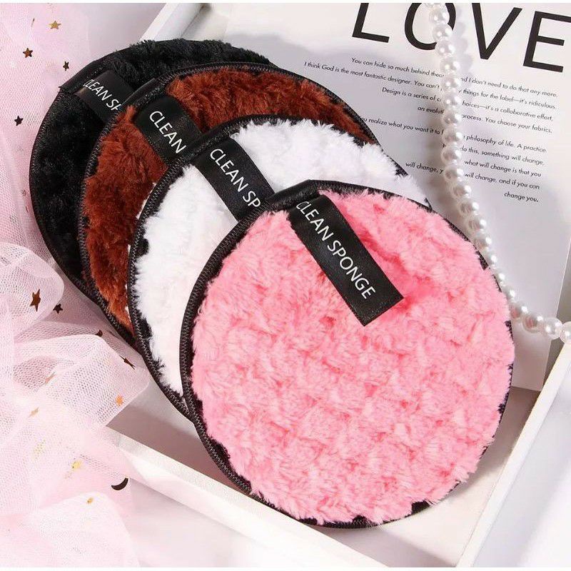 Makeup Korea Face Cleansing Puff - Make Up Removal Pads