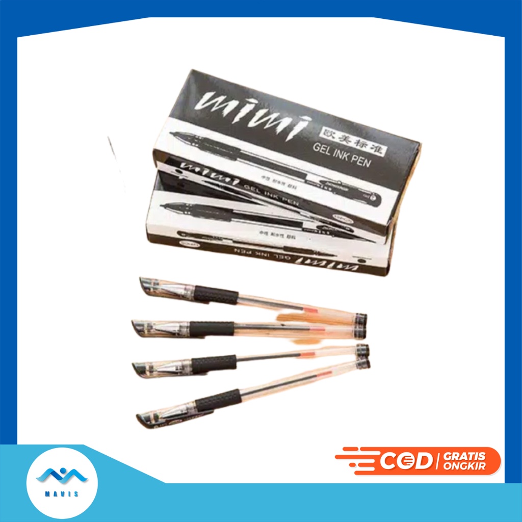 

MAVIS - Pena Gel Mimi 0.5mm International Standard Pulpen Gel Mimi Import Murah