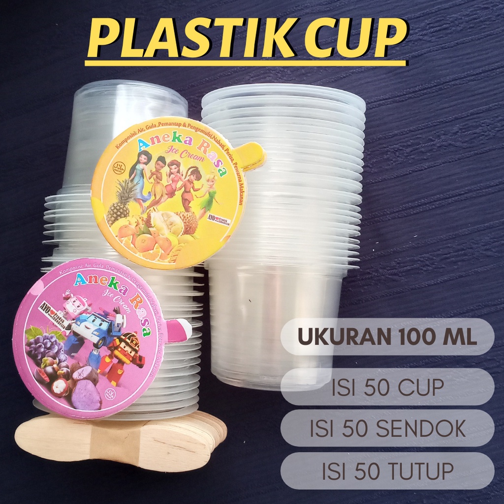 AGEN CUP ES KRIM / SUPPLIER CUP ES KRIM / PAPER CUP ICE CREAM 90ML