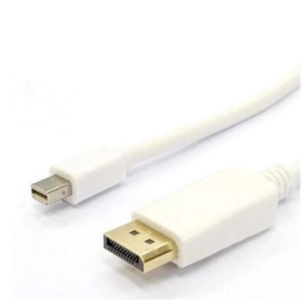 Cable thunderbolt mini displayport to display port nyk 1.8 meter gold 4k 2k UHD for pc cpu mac - Kabel mini dp to dp 1.8m