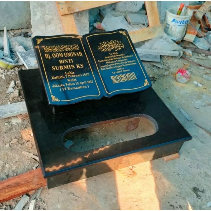 Nisan Makam Batu Granit Alam