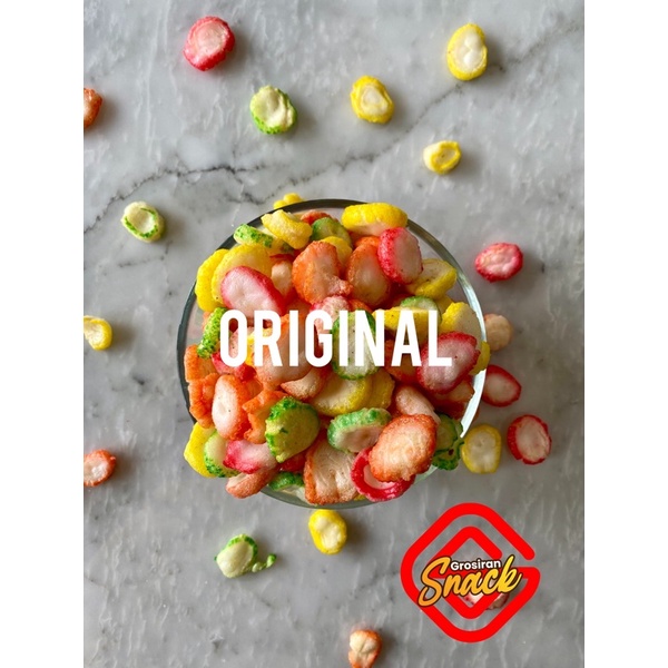 

(1 BALL - 2 KG) KERUPUK KANCING ORIGINAL/ KERUPUK VIRAL / KERUPUK KEKINIAN