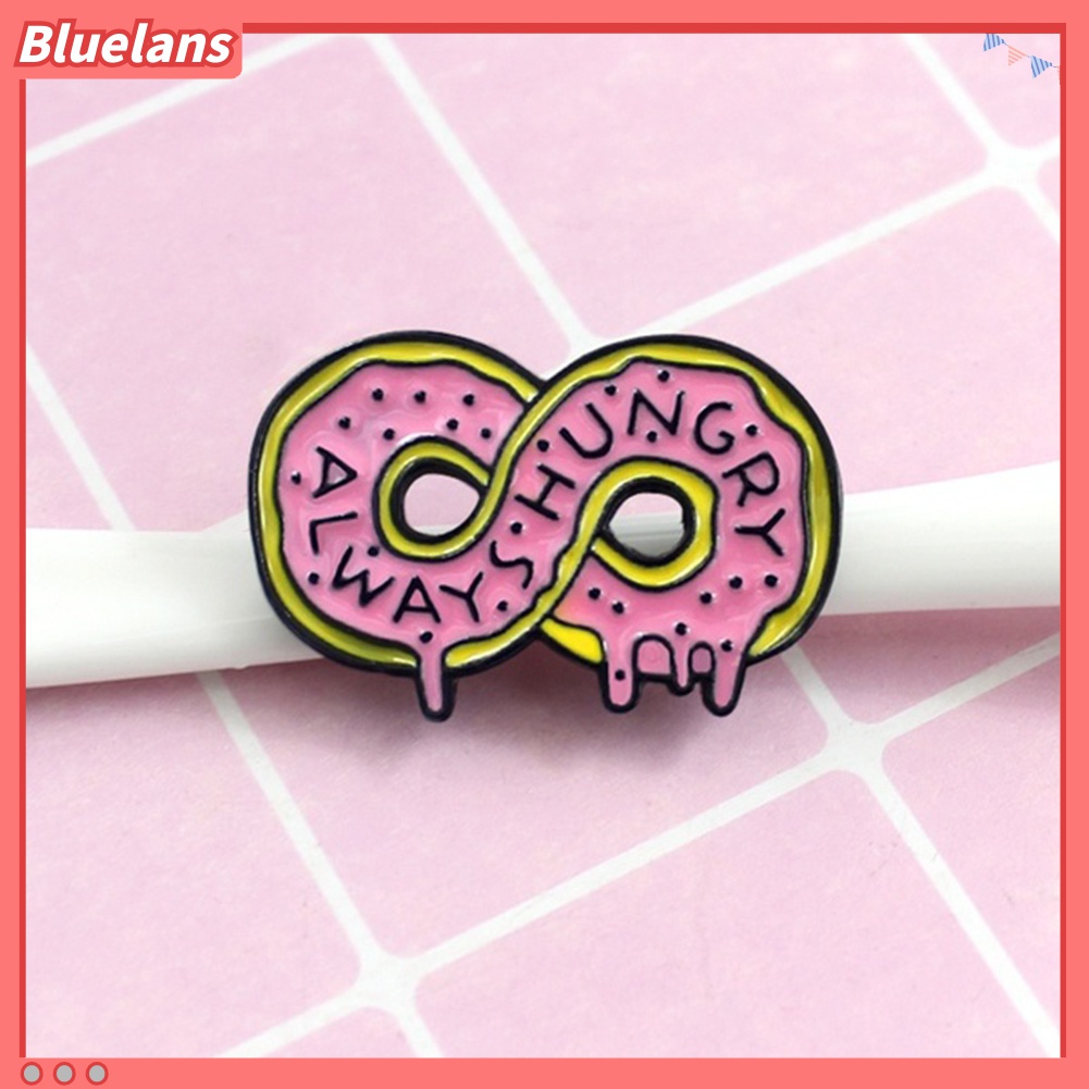 Bros Pin Enamel Bentuk Donat Untuk Pria Dan Wanita