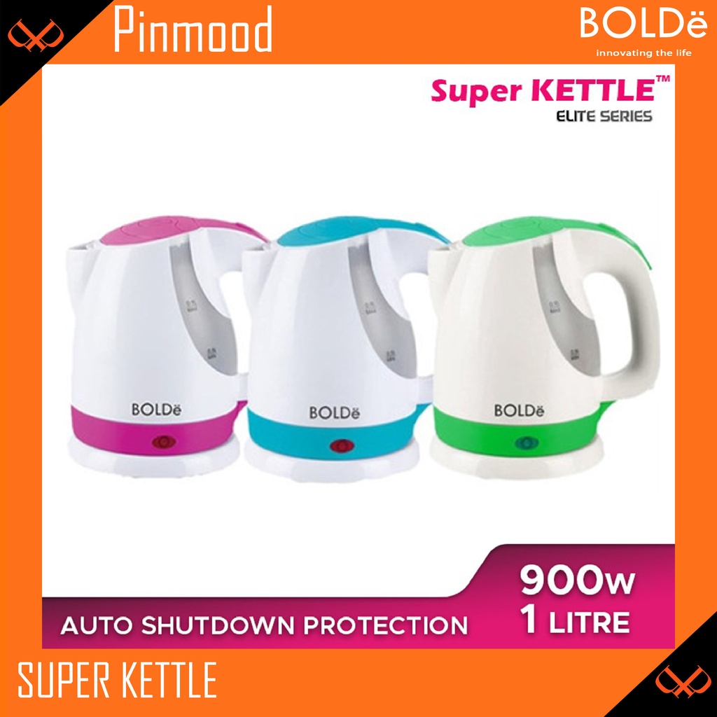 BOLDE SUPER KETTLE [ 1 LITER ] TEKO LISTRIK CERET PEMANAS AIR ELITE SERIES MURAH