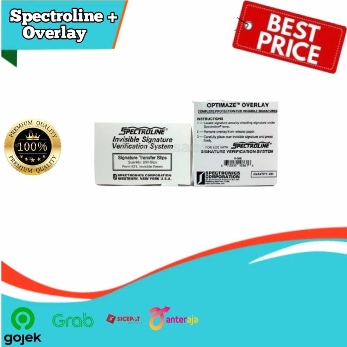

Mantap 1 Set Spectroline & Dan Overlay Ori Berkualitas