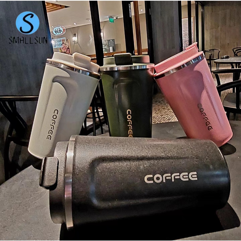 TRAVEL MUG TERMOS KOPI GELAS AIR MINUM Tahan panas Termos coffee kopi 500 ML lucu cute gemoy