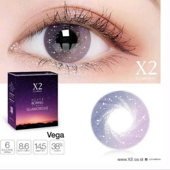 

Ready Stok X2 Stardust Vega Softlens 14.5mm Only Plano Surabaya