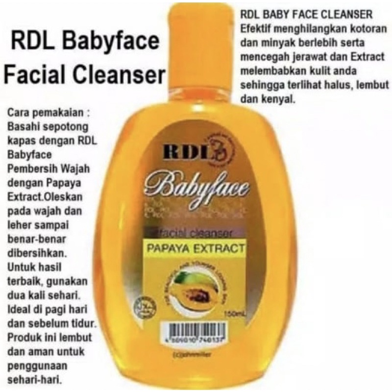 TONER BABY FACE RDL Deep Cleansing 150ml