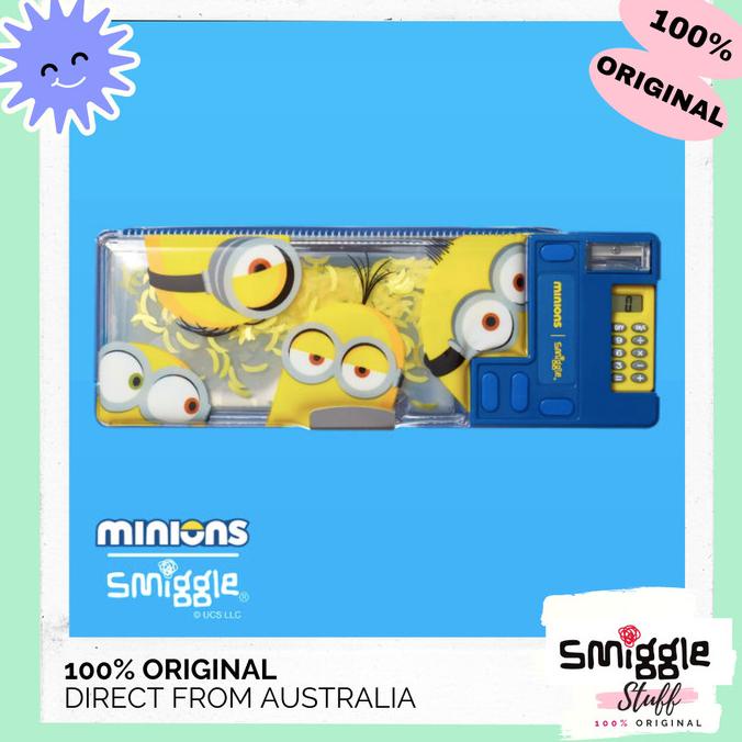 

Original SMIGGLE LIMITED EDITION MINIONS - Pop Out Pencil Case Anak