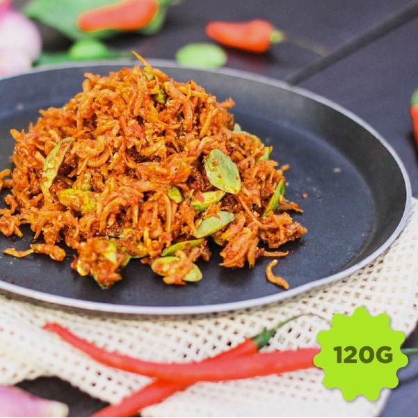 

TRX4k4Jy--Sambal Teri Medan /Sambal Pete Teri (PERI) 150G/Sambal Pedas Gurih