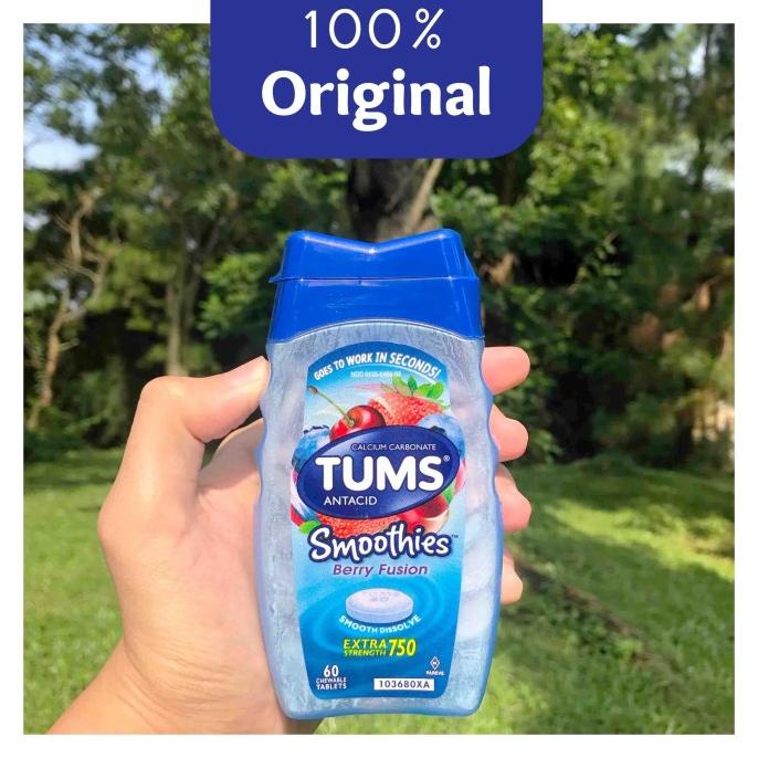 [Promo] Tums Antacid Extra 60 Tablet - Berry Fusion - Untuk Sakit Maag - Obat Obatan - Medicine