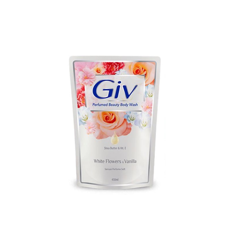 (Refill 450ml) Giv White Skin Care Body Wash