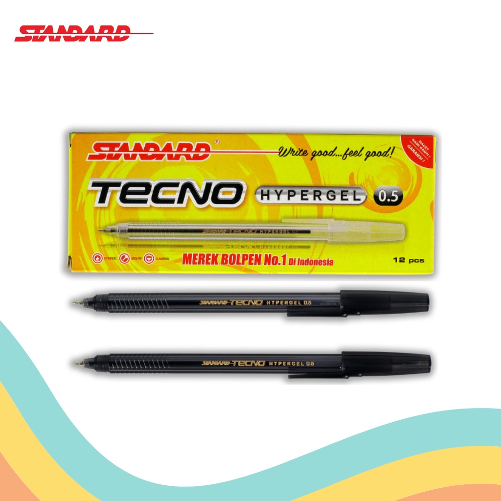 

BALLPOINT STANDARD TECNO HYPERGEL (12 PCS)