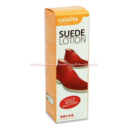 Cololite Suede Lotion Cairan Pembersih Sepatu Bahan Kain Bludru nubuck Bahan Kulit Hewan Lotion to Removes Dirts &amp; Stains Krim Losion Cololait Kololite Sue