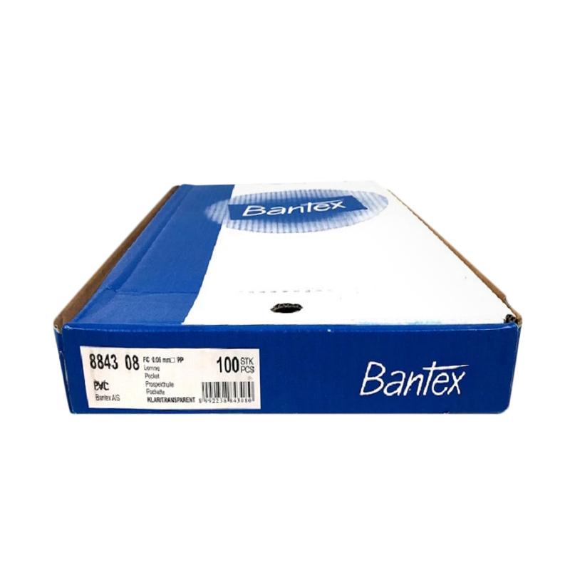 

(PACK) PP Pocket Plastik File F4 Folio 0,06 mm - Bantex 8843