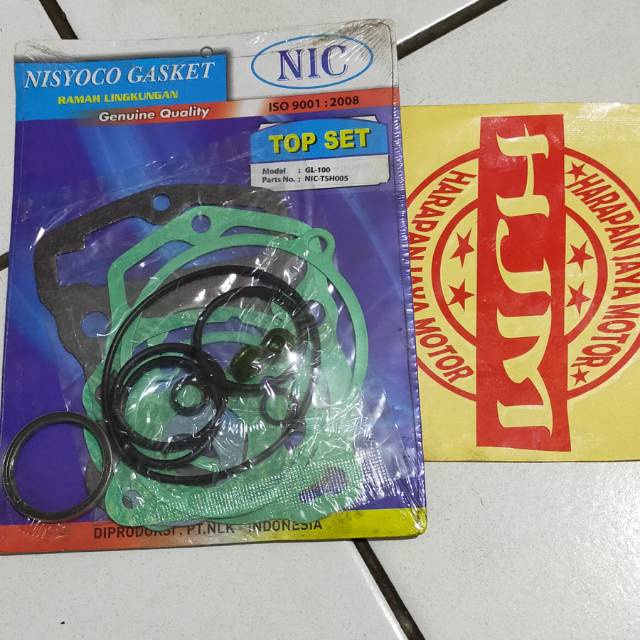 PAKING GASKET TOPSET HONDA GL 100 PERPACK NLK