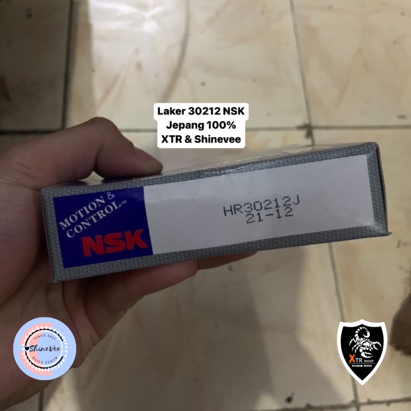 Laker Bearing 30212 NSK Jepang 100% / kualitas nomor 1 di jamin 100% Laker / Laher Roda belakang dal