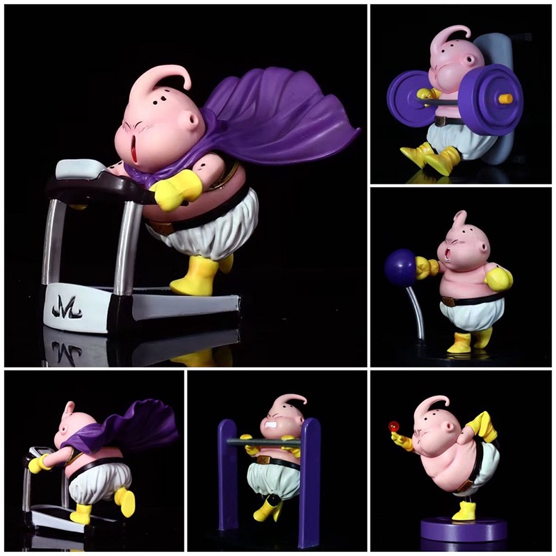 Action Figure Anime Jepang Dragon Ball Z Lucu Fatty Good Majin Buu Untuk Bersepeda Fitness