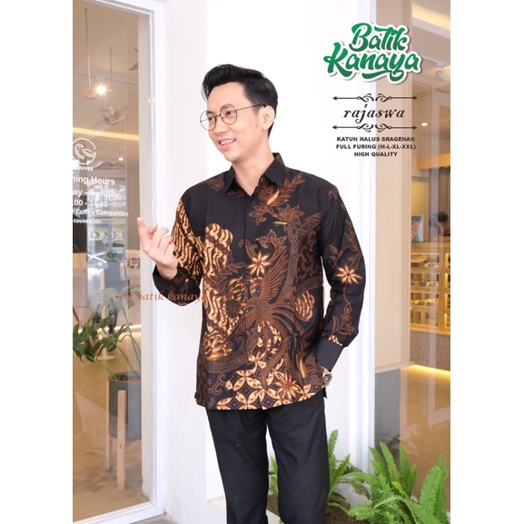 Rajaswa2 Kemeja Batik Pria Lengan Panjang Full Furing By Kanaya