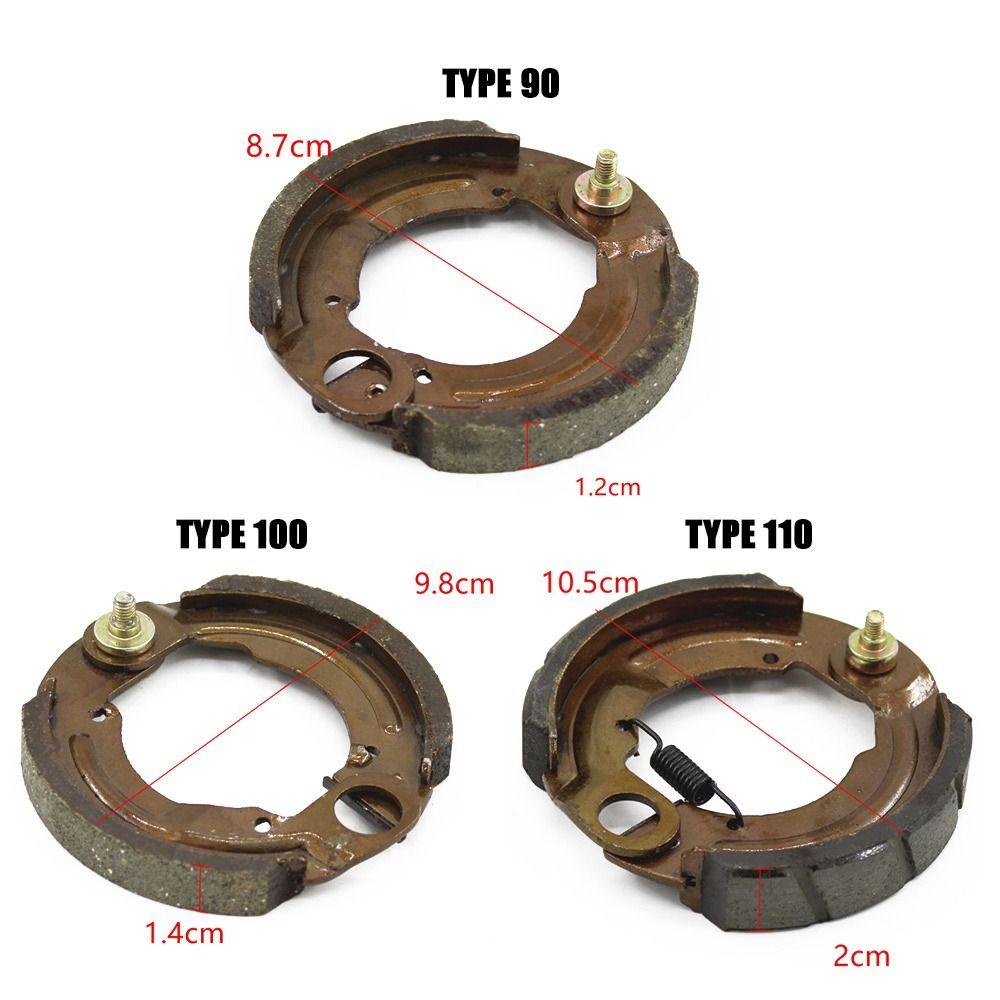 R-FLOWER Pedal Block Pads Rem Cakram Motor 90 100 110Type Suku Cadang Sepeda Roda Tiga Sepeda Rem Shoe Block