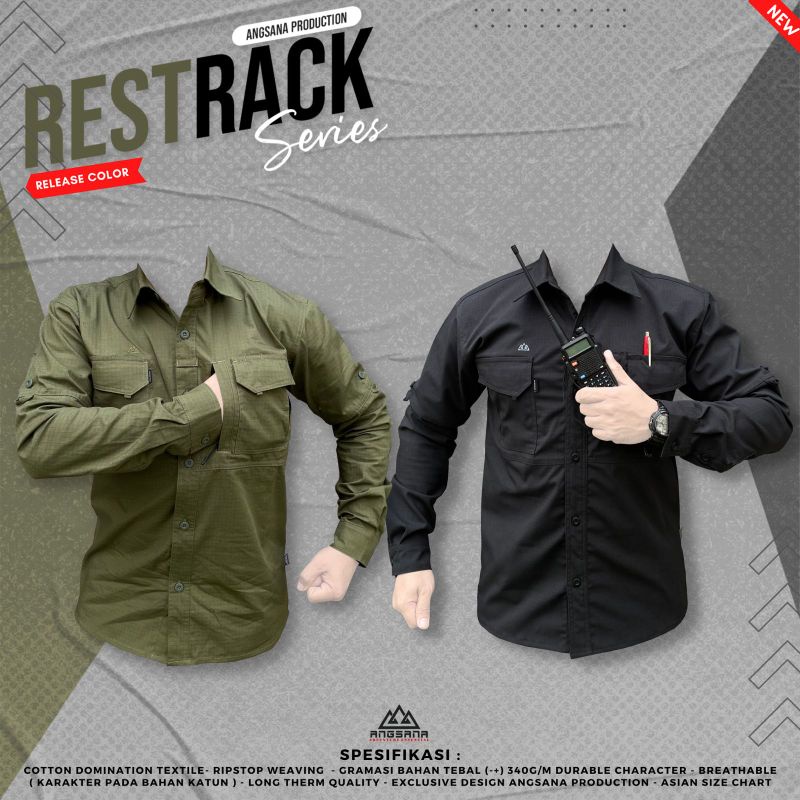 Kemeja Angsana Seri Restrack