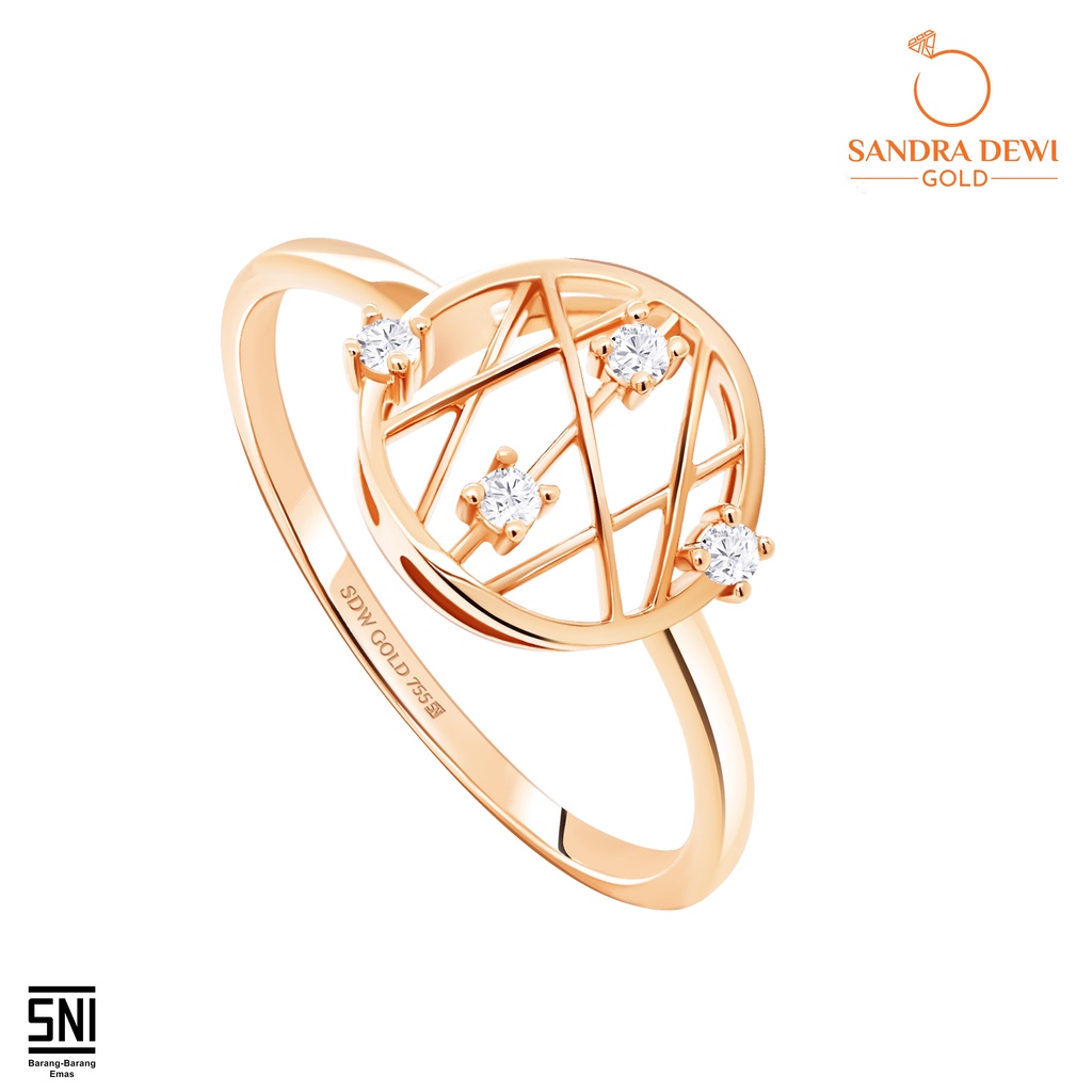 Cincin Sandra Dewi Gold Shine Collections RI220965