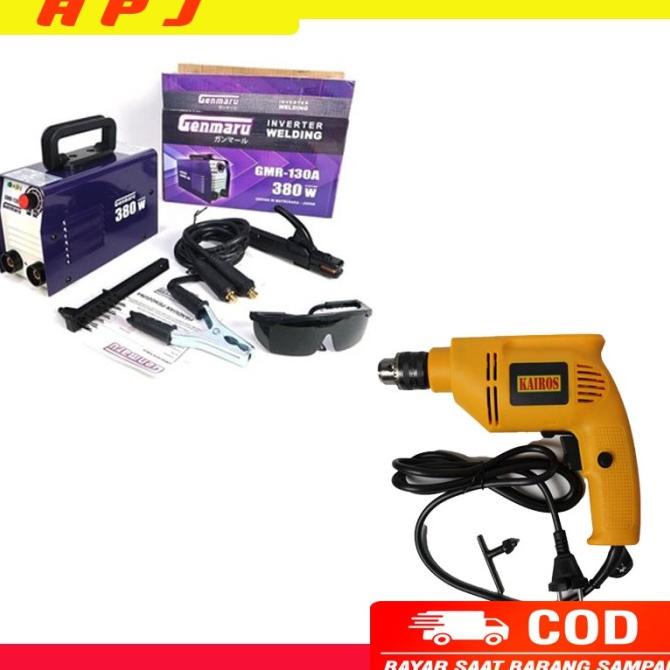 IU139 PAKET TUKANG LAS ARGA PAKET EMAT MESIN LAS LISTRIK 380 Watt tang