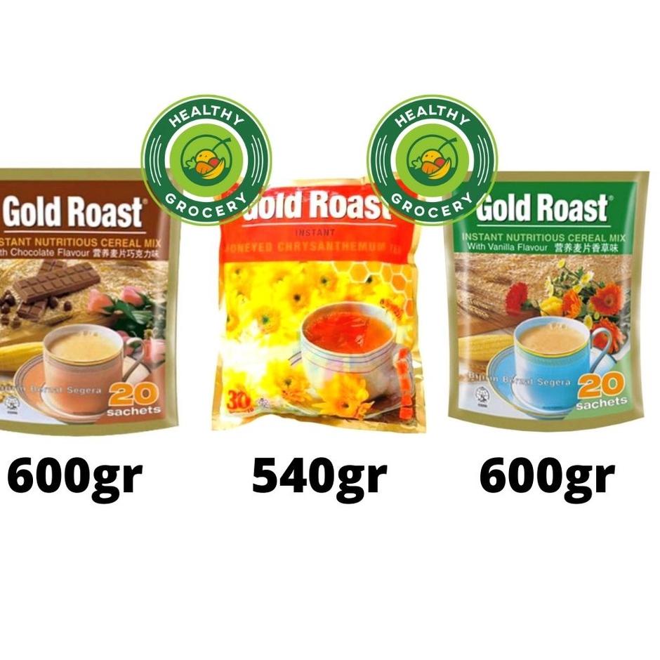 

artHh6H1--Gold Roast Instant Nutritious Cereal Mix Cokelat / Vanilla / Chrysant