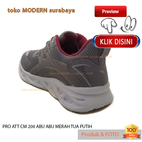 Sepatu pria olahraga sneakers tali PRO ATT CM 200