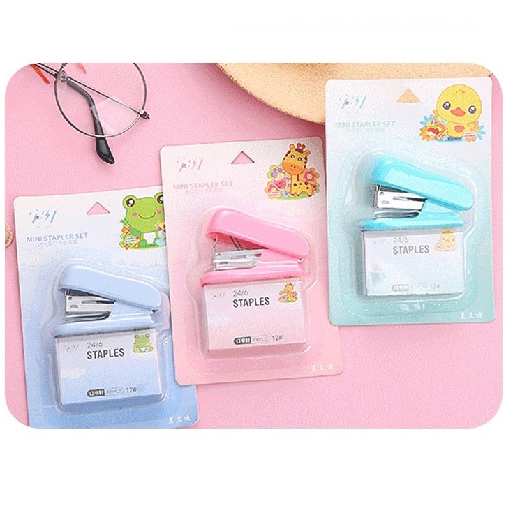 1 Pcs Stapler Staples Mini Set GMALL ST0062