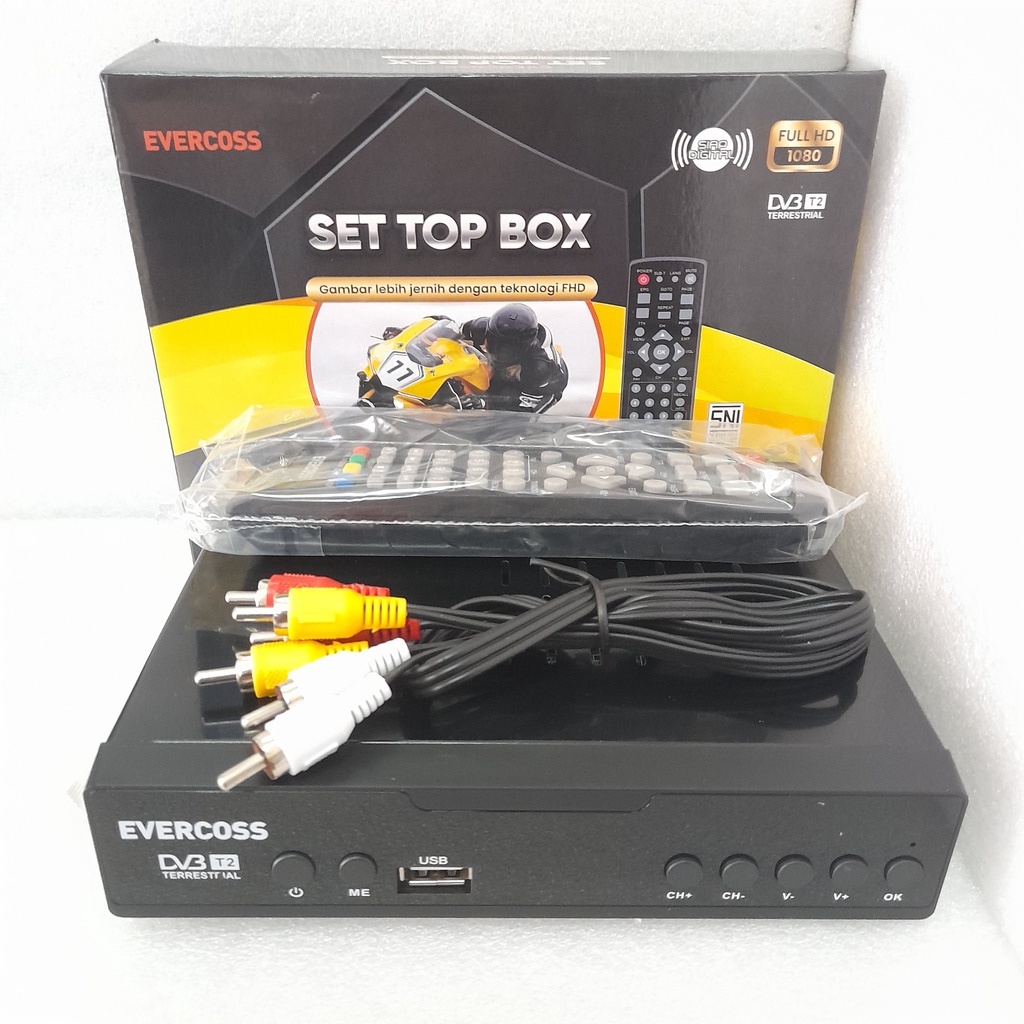 SET TOP BOX STB TV DIGITAL EVERCOSS
