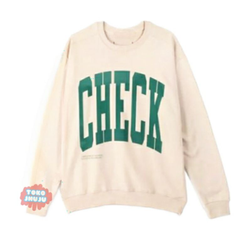 Basic Sweater Tressur Jeongwoo Style CECK Hijau Besar