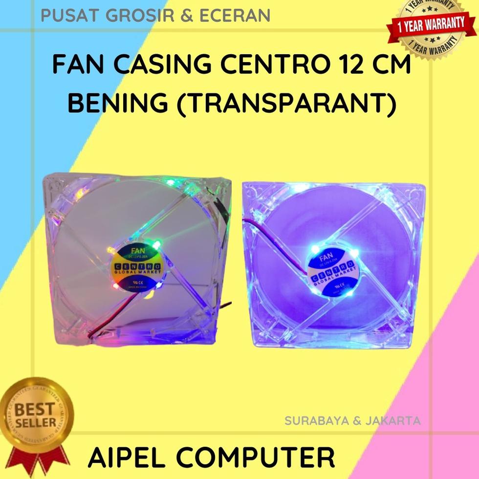 {POA.18Oc22e} 12T  FAN CASING CENTRO 12 CM BENING TRANSPARANT