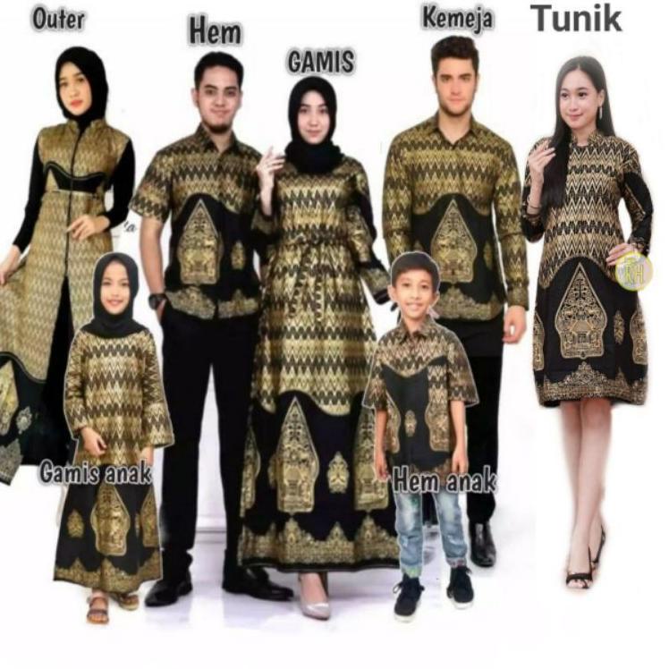 {AGO.18Oc22ᴼ} Batik couple keluarga modernset couple batik keluarga gamis jumbo Wayang Prodo / Baju 